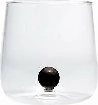 Szklanki Bilia Tumbler Zafferano ze szkła borokrzemianowego, zestaw 6 sztuk, kolor czarny