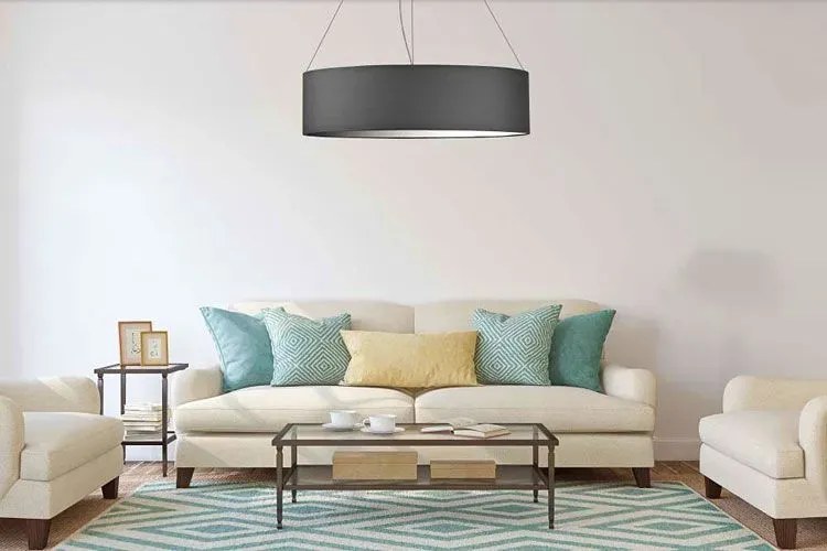 Regulowana lampa wisząca z okrągłym abażurem 100 cm kolory do wyboru S3-F14