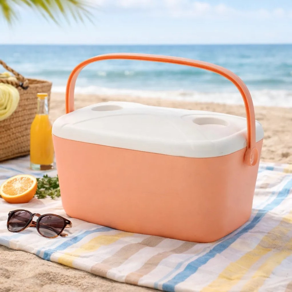 Lodówka turystyczna 20 l, różowy