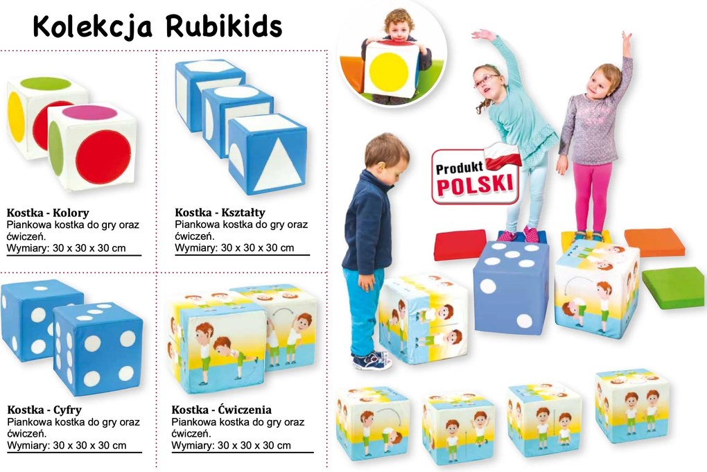 Piankowa kostka edukacyjna Rubikids, cyfry