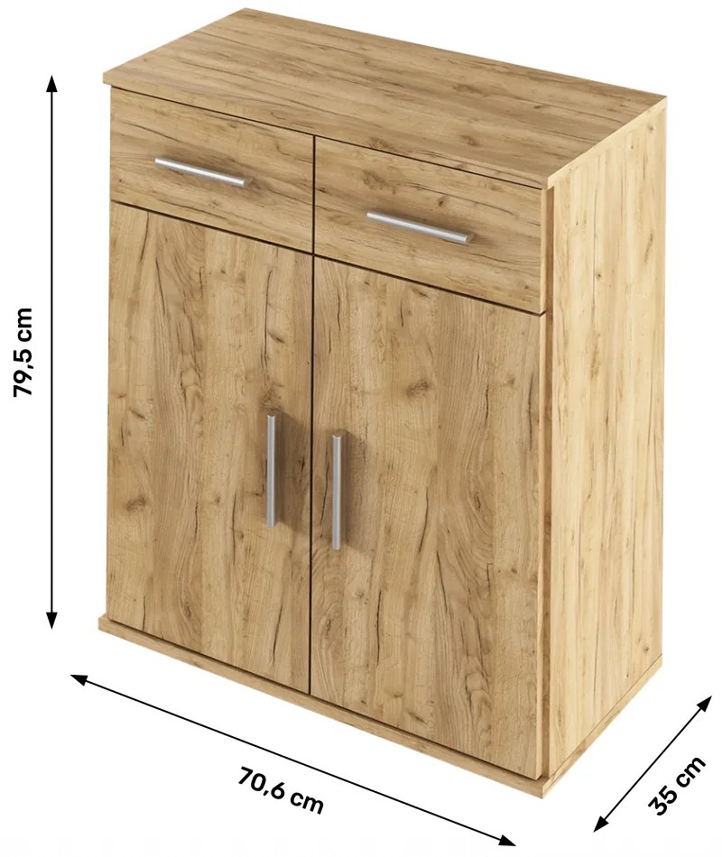 Szafka RESITA TYP 2, dąb artisan