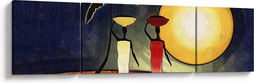 Obraz starożytnego obrazu (170x50 cm)