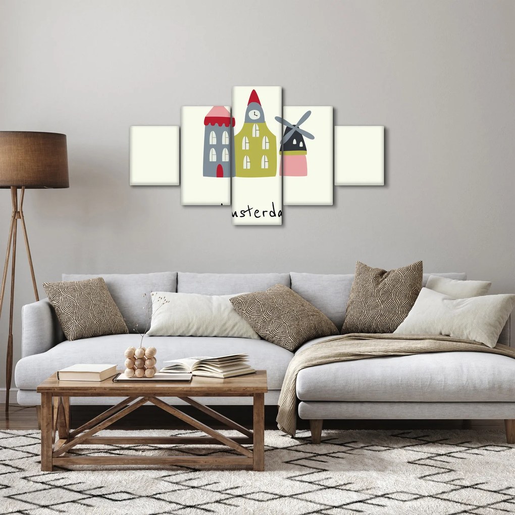 Obraz - Miasta Europy N⁰4 (125x70 cm)
