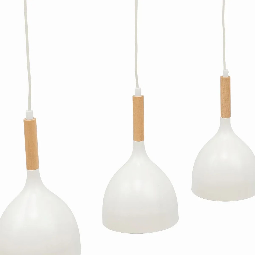 Lampa wisząca WOLDES III biała ELTAP