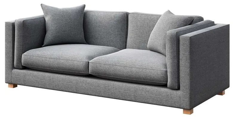 Szara sofa 235 cm Pomo – Ame Yens