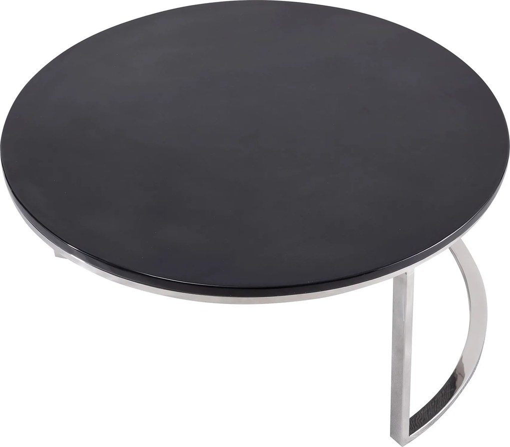 Stolik kawowy Eclipse black 80x42cm