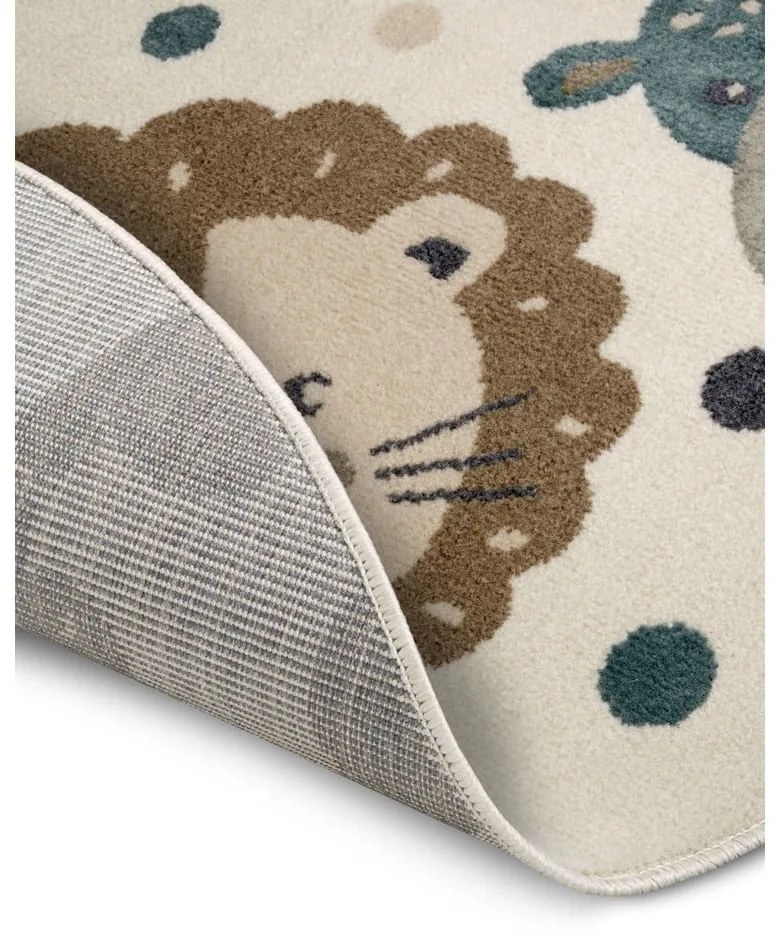 Beżowy dywan dziecięcy ø 140 cm Animal Party – Hanse Home