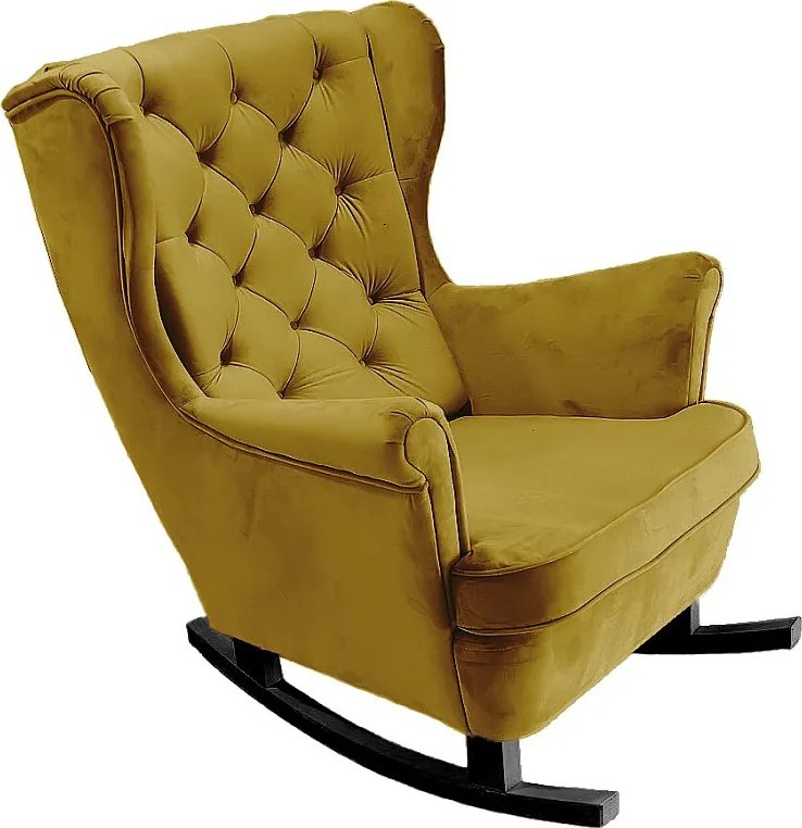 Fotel Relax z Tapicerowanym Siedzeniem i Podłokietnikami, Fotel TV 102x81x95cm Oliwkowy_29819