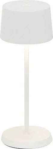 Lampa stołowa LED Zafferano OLIVIA PRO MICRO White z możliwością ładowania i ściemniania