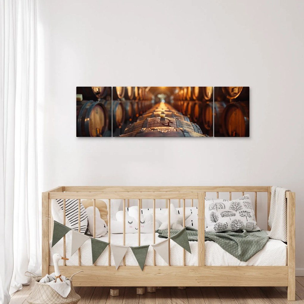 Obraz - Piwniczka na wino (170x50 cm)