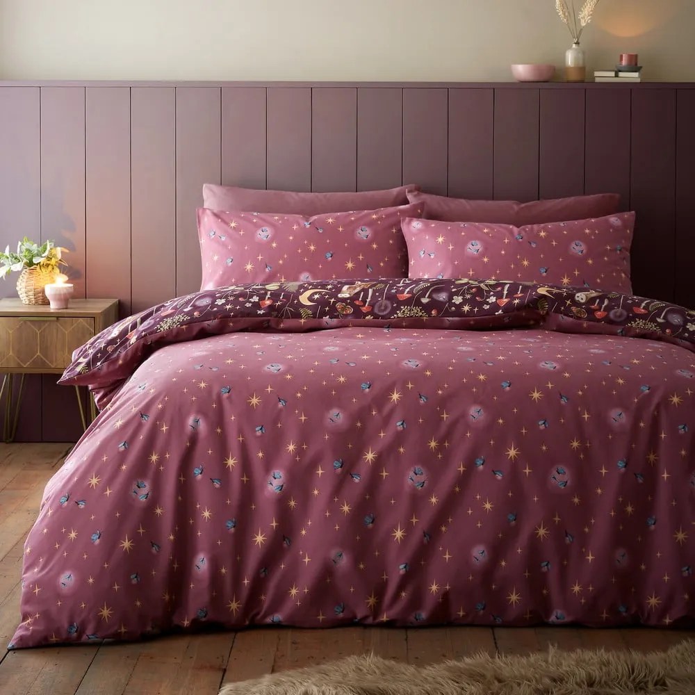 Fioletowa pościel dwuosobowa 230x220 cm Enchanted Twilight – Catherine Lansfield