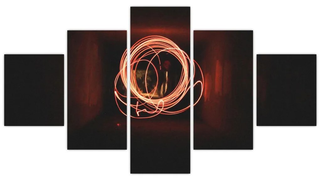 Obraz - linie w tunelu (125x70 cm)