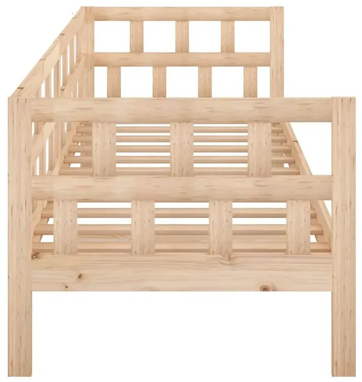Łóżko dzienne z naturalnego drewna 80x200 A2-L85