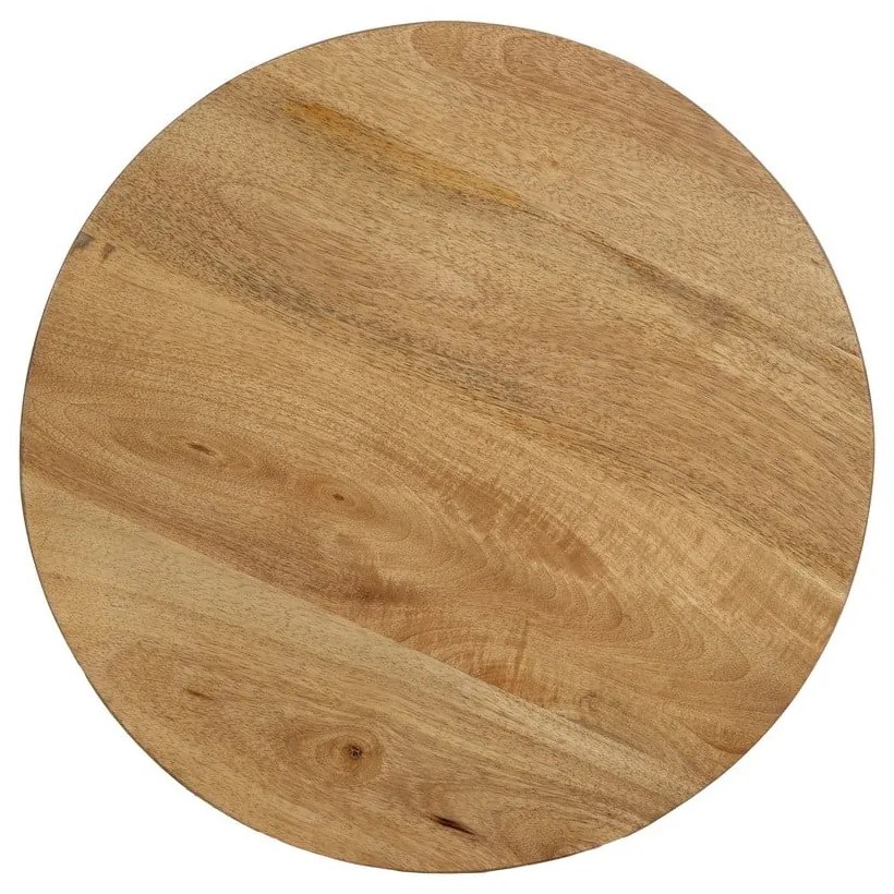 Okrągły stolik z litego drewna mango ø 40 cm Mao – Ixia