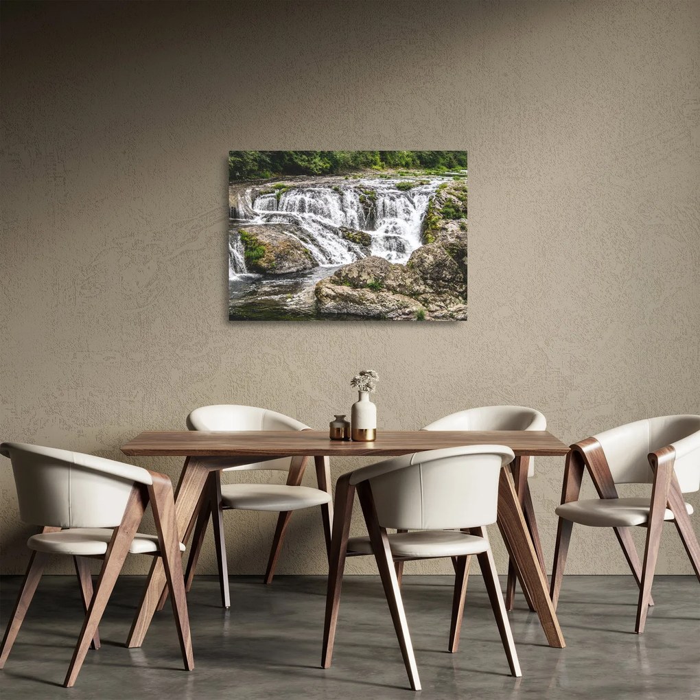 Obraz na szkle - Rapids (70x50 cm)