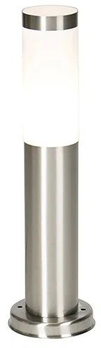 Nowoczesny słupek oświetleniowy zewnętrzny ze stali nierdzewnej 45 cm IP44 - Rox