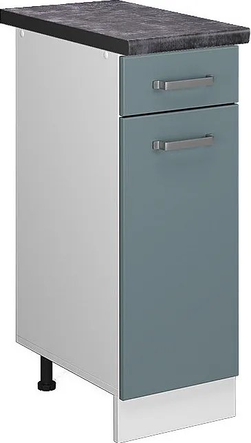 Szafka dolna do kuchni niebiesko-szary 30x60x81.6 r-line