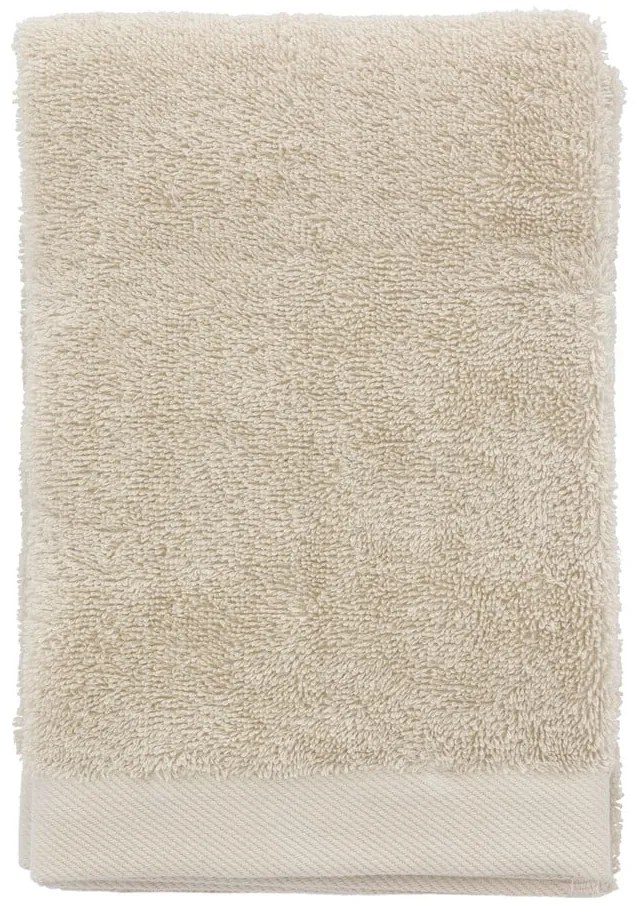 Beżowy bawełniany ręcznik frotte 50x100 cm Comfort – Södahl