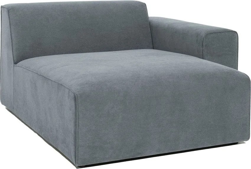Szary sztruksowy moduł sofy (prawostronny) Sting – Scandic