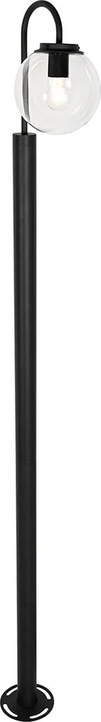 Nowoczesny lampion czarny z tworzywa sztucznego 200 cm IP44 - Sfera