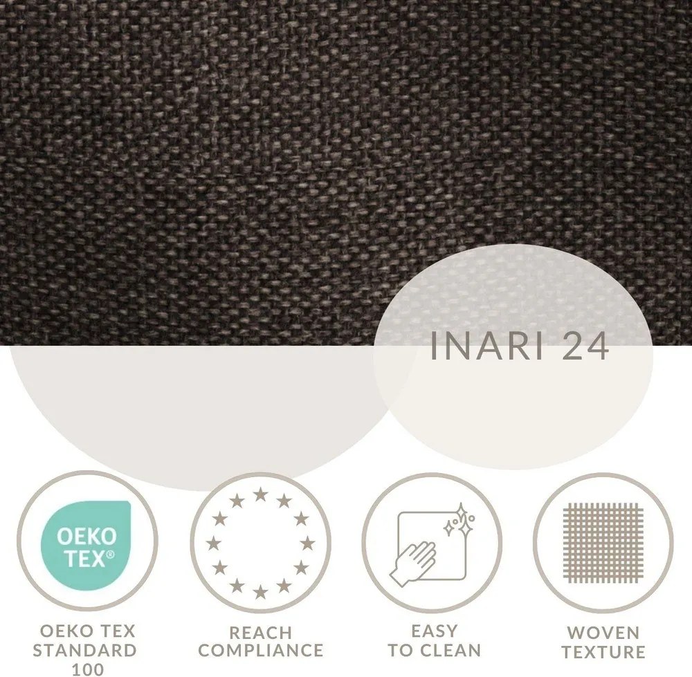 Brązowe łóżko kontynentalne ze schowkiem 180x200 cm Caya – Maison de Rêve