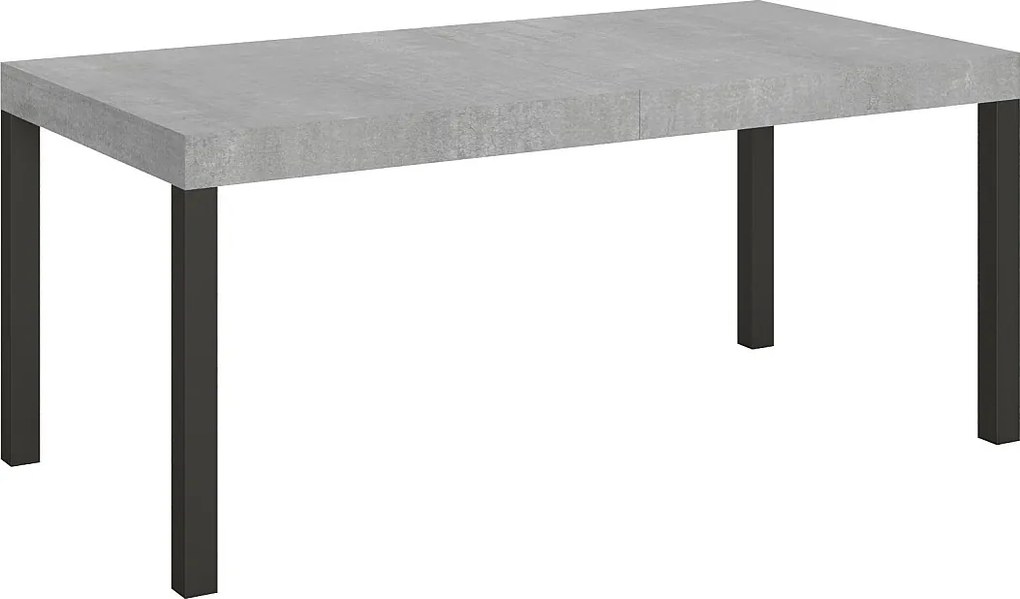 Stół rozkładany 200/304x90 cm Everyday cementu nogi antracytowe