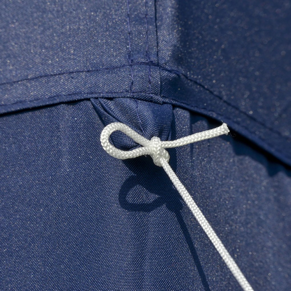 Outsunny Altana Ogrodowa 3x3m z Moskitierą Niebieska Metal i Poliester Odporna na Warunki Pogodowe Elegancka i Praktyczna | Aosom PL