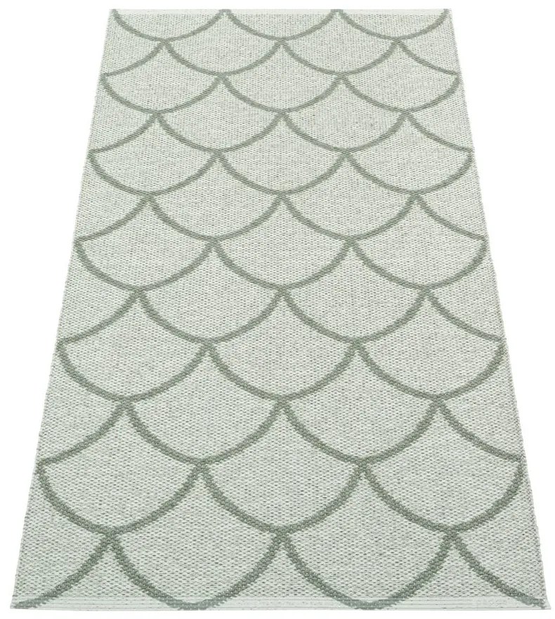 Zielony chodnik odpowiedni na zewnątrz 70x150 cm Kotte Army Sage – Pappelina