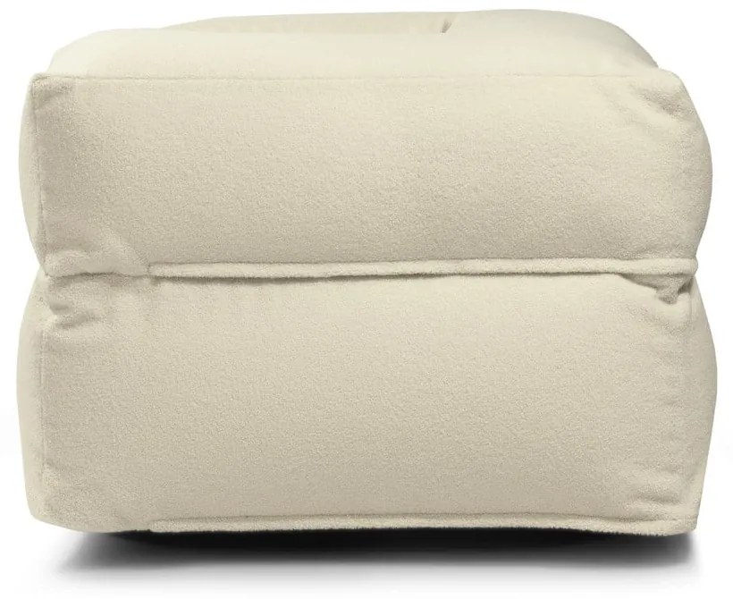 Jasnoszary worek do siedzenia z materiału bouclé Sofa MooG – SLOWDOWN