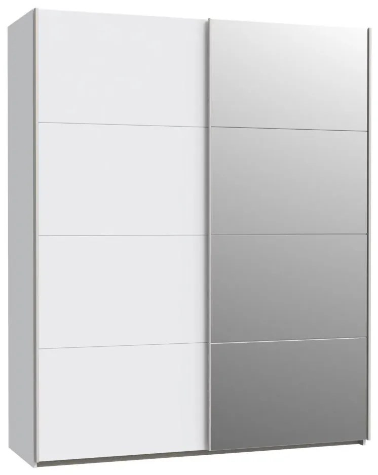 Szafa z lustrem KARO 170x210 cm biała