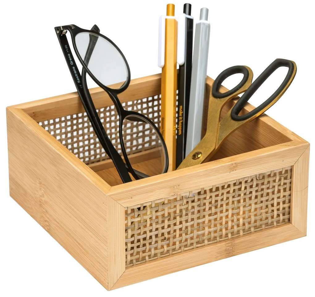 Taca na kosmetki ALLEGRE BAMBOO, 15 x 7 x 15 cm, WENKO