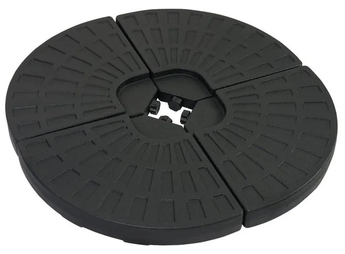 Czarna podstawka na parasol ogrodowy Bonami Essentials, ø 100 cm