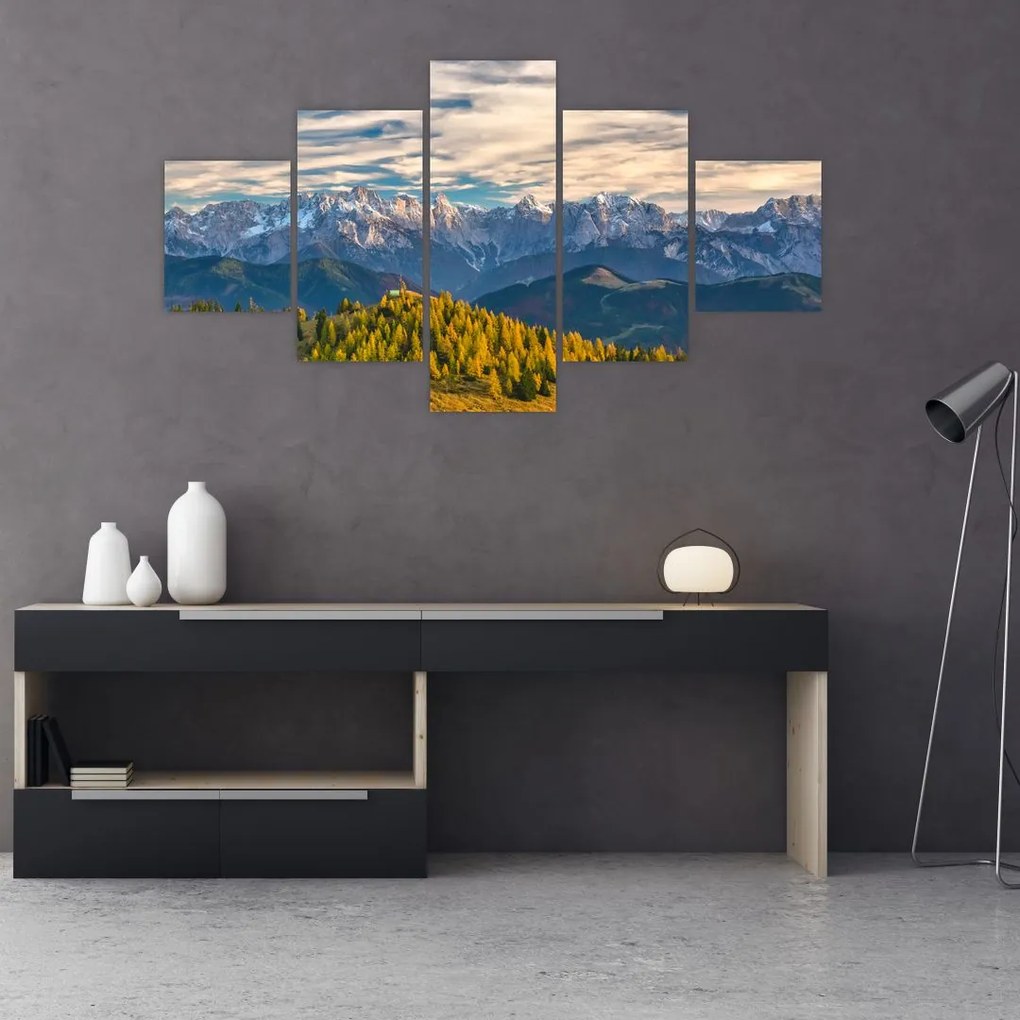 Obraz - panorama górska (125x70 cm)