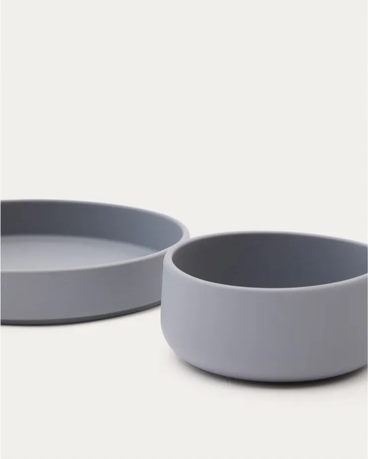 Silikonowy zestaw naczyń dla dzieci 2 szt. Lili – Kave Home