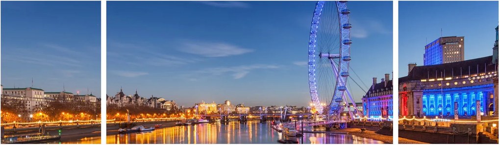 Obraz London Eye (170x50 cm)