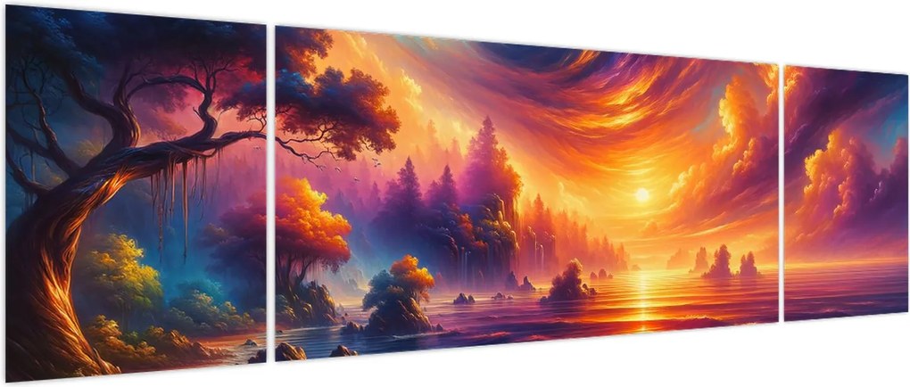 Obraz - Magiczny świat (170x50 cm)