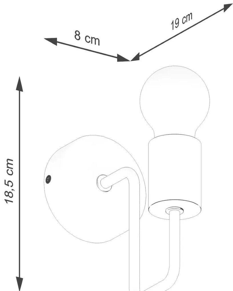 Kinkiet TIMBO biały SOLLUX LIGHTING