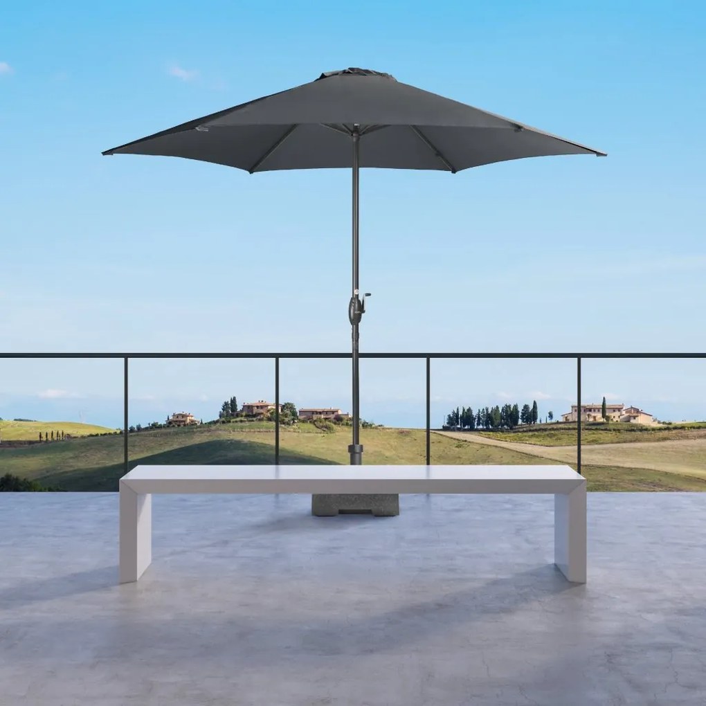 Derby BASIC LIFT NEO parasol ogrodowy 300 cm antracyt