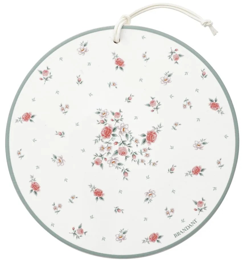 Wisząca dekoracja porcelanowa Brandani Nonna Rosa, ø 20 cm