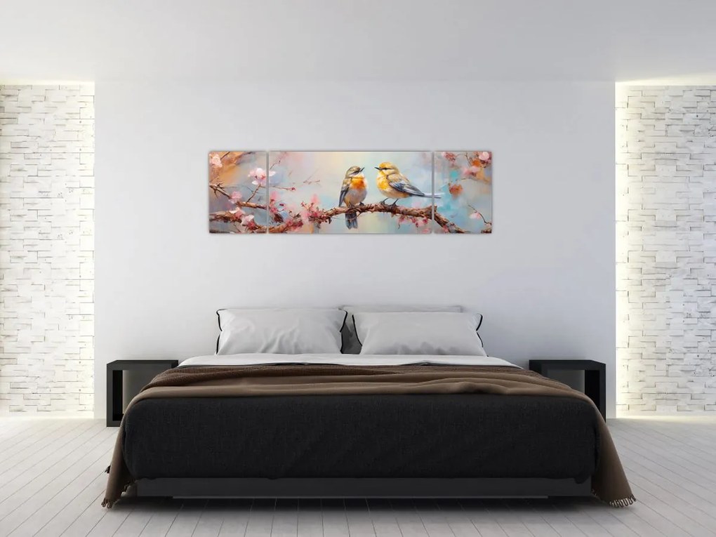 Obraz - Gołąbki (170x50 cm)