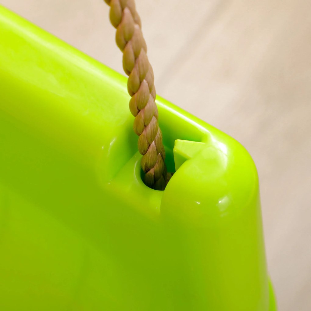 Outsunny Huśtawka dla dzieci 3-w-1 regulowana, z oparciem, pasem bezpieczeństwa, dla dzieci 9-36 miesięcy, zielona | Aosom PL