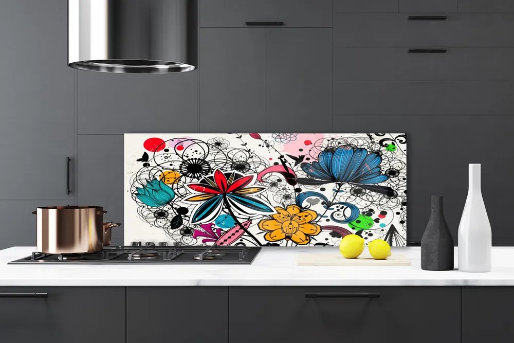 Panel Kuchenny Dynamiczna Kompozycja Kolorów