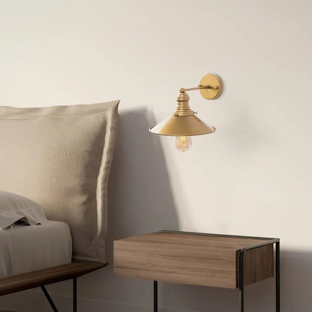 Kinkiet w kolorze złota ø 24 cm Conical – Opviq lights