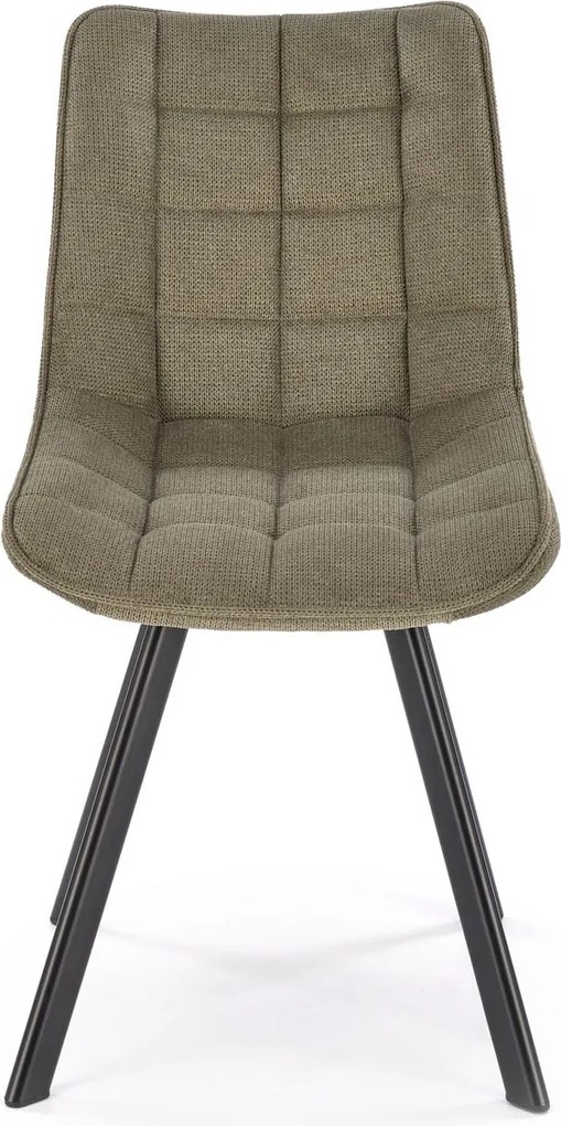 Krzesło do jadalni K549 Halmar z przeszyciami na siedzisku