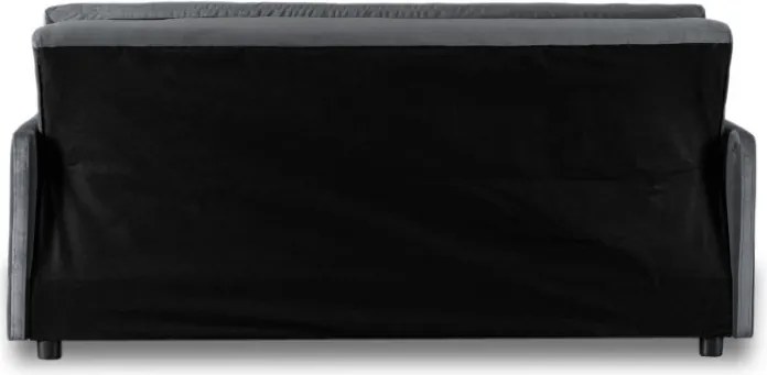 Sofa z Funkcją Spania STELLA Rozkładana Wersalka Dwuosobowa Szara Nowoczesna do Salonu