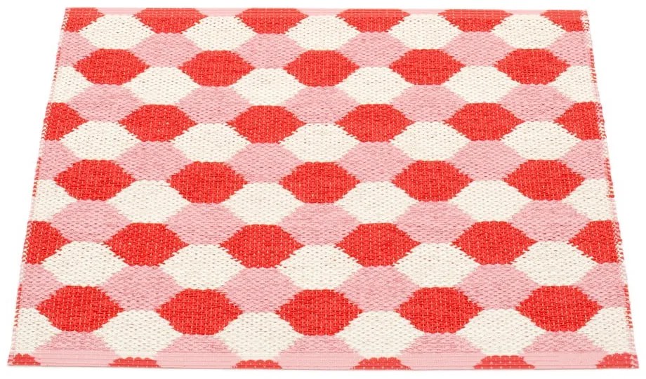 Czerwony dywan odpowiedni na zewnątrz 60x70 cm Dana Coral – Pappelina