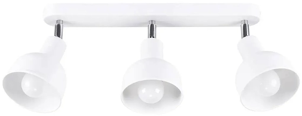Biała potrójna lampa sufitowa reflektorowa - A624 F4-L59