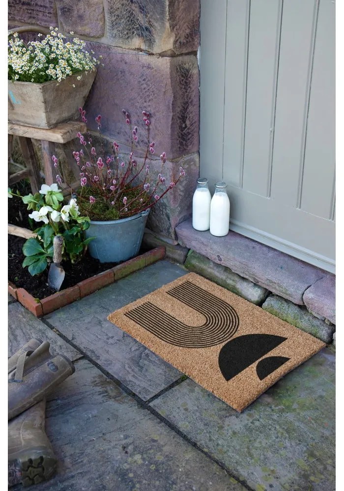 Wycieraczka z włókna kokosowego 40x60 cm Half Moon – Artsy Doormats