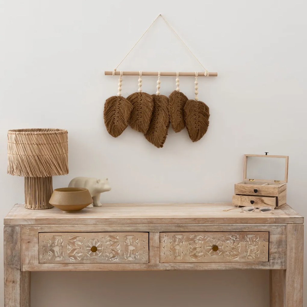 Dekoracja ścienna boho ODINA, 58 cm