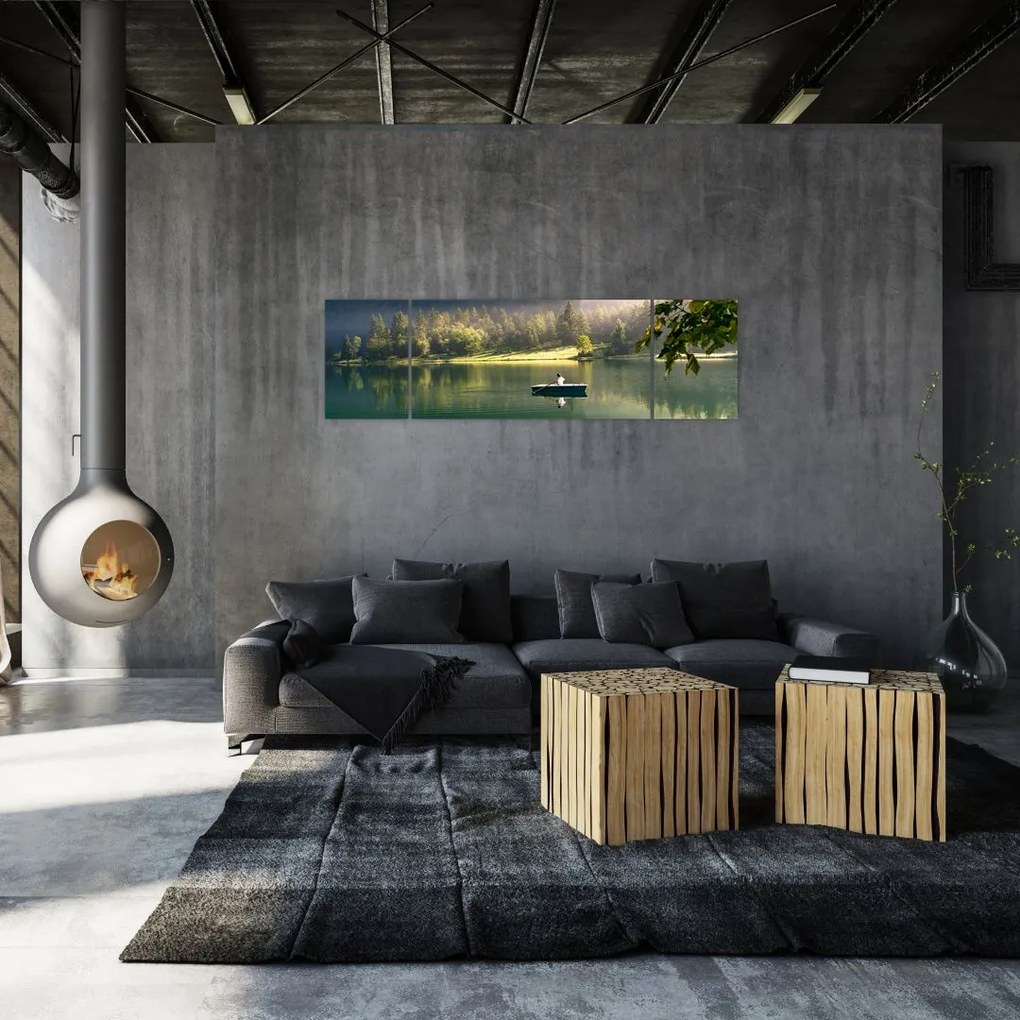 Obraz jeziora (170x50 cm)